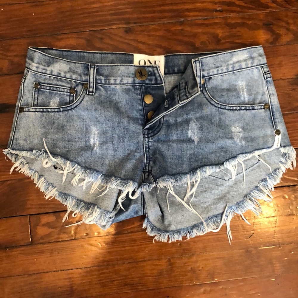 One teaspoon jean shorts